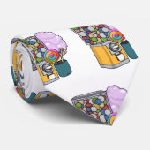 Snoep cartoon illustratie stropdas (Opgerold)