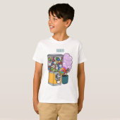 Snoep cartoon illustratie t-shirt (Voorkant volledig)