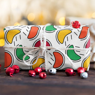 Snoep Cartoon Patroon Cadeaupapier