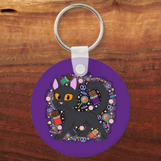 Snoep Cat Sleutelhanger (Voorkant)