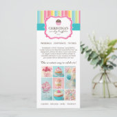 Snoep Cateraar Rack Kaart (Staand voorkant)