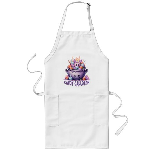Snoep Cauldron Lang Schort (Voorkant)