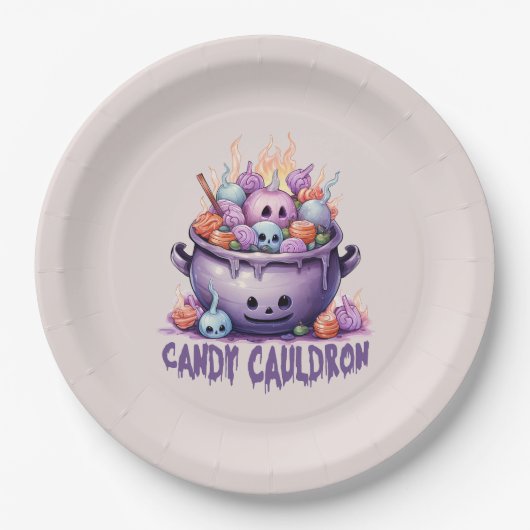 Snoep Cauldron Papieren Bordje (Voorkant)
