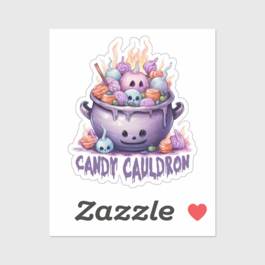 Snoep Cauldron Sticker (Vel)