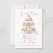 Snoep Charcuterie Luier Raffle Baby shower Kaart (Voorkant)