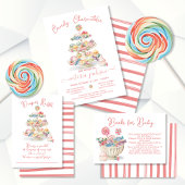 Snoep Charcuterie Tiered Tray Baby shower Kaart