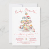 Snoep Charcuterie Tiered Tray Baby shower Kaart (Voorkant)