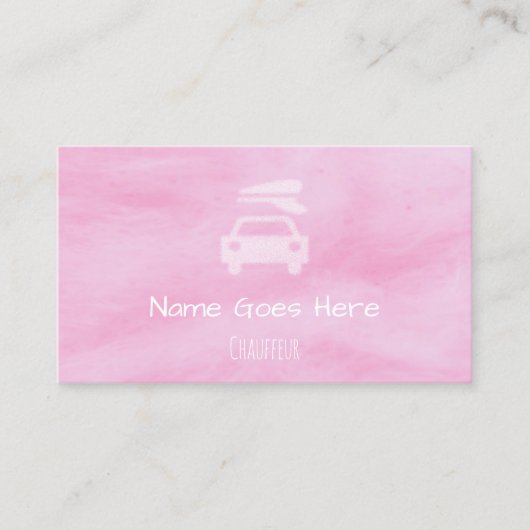 "Snoep" Chauffeur-Visitekaartjes Visitekaartje (Voorkant)