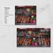 Snoep - Chocolade bedekt alles Visitekaartje (Voorkant / Achterkant)