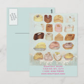 snoep chocolade briefkaart (Voorkant / Achterkant)