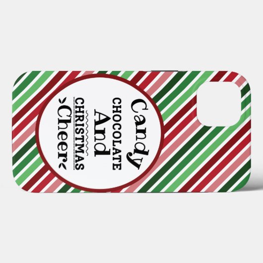 Snoep Chocolade en kerstmis Case-Mate iPhone Case (Achterkant (horizontaal))
