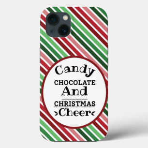 Snoep Chocolade en kerstmis Case-Mate iPhone Case