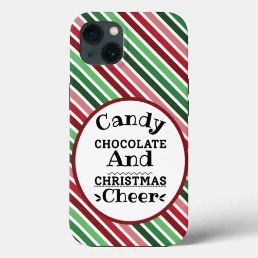 Snoep Chocolade en kerstmis Case-Mate iPhone Case (Achterkant)