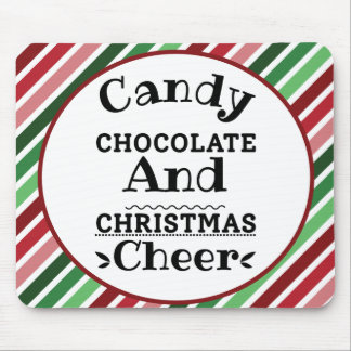 Snoep Chocolade en kerstmis Muismat