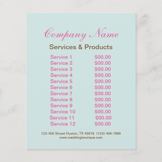 snoep chocolade flyer (Achterkant)