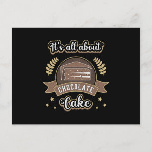 Snoep Chocolate Cake Day Cacao Sweet Gift Idee Briefkaart