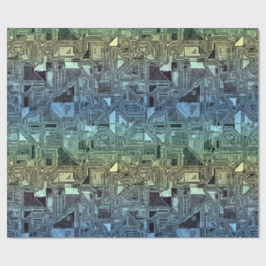 snoep circuits - citroen limoen : cadeaupapier (Vlak)