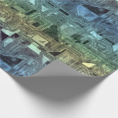 snoep circuits - citroen limoen : cadeaupapier (Hoek)