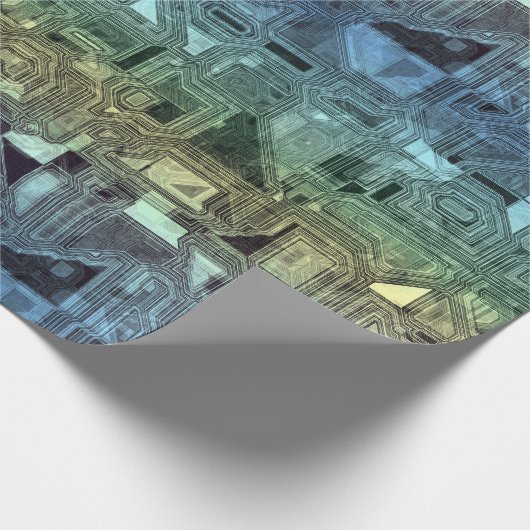 snoep circuits - citroen limoen : cadeaupapier (Hoek)