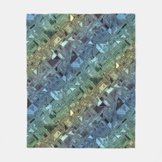 snoep circuits - citroen limoen : fleece deken (Voorkant)