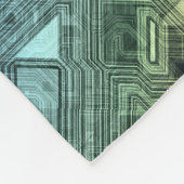 snoep circuits - citroen limoen : fleece deken (Hoek)