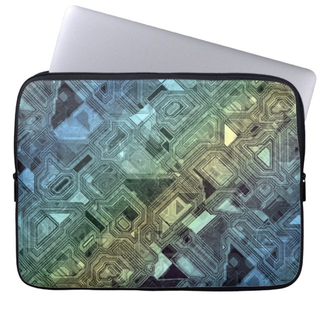 snoep circuits - citroen limoen : laptop sleeve (Voorkant)