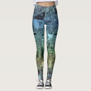 snoep circuits - citroen limoen : leggings