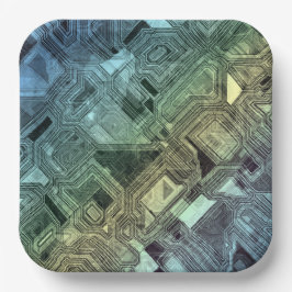 snoep circuits - citroen limoen : papieren bordje