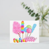 Snoep Circus Briefkaart (Staand voorkant)