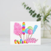 Snoep Circus Briefkaart (Staand voorkant)