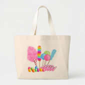 Snoep Circus Grote Tote Bag (Voorkant)
