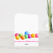 Snoep Circus kaart (Achterkant)