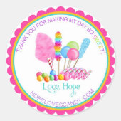 Snoep Circus Stickers (Voorkant)