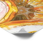 Snoep Citrus Swirl – Leuke Retro Citrussnoep Poster (Hoek)