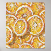 Snoep Citrus Swirl – Leuke Retro Citrussnoep Poster (Voorkant)
