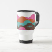 Snoep Clouds aangepaste monogram-mokken Reisbeker (Voorkant rechts)