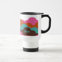 Snoep Clouds aangepaste monogram-mokken