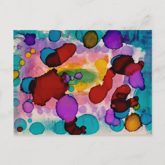 Snoep Clown Briefkaart (Voorkant)