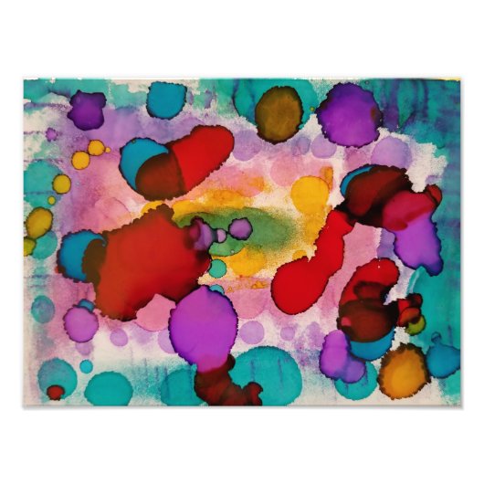 Snoep Clown Foto Afdruk (Voorkant)