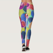 Snoep Colored Flowers Leggings (Achterkant)