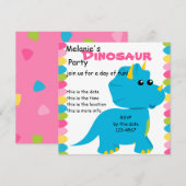 Snoep Colors Dino Kaart (Voorkant / Achterkant)