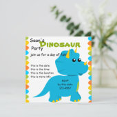 Snoep Colors Dino Kaart (Staand voorkant)
