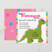 Snoep Colors Dino Kaart (Voorkant / Achterkant)