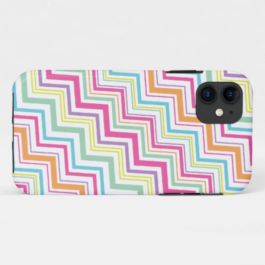 Snoep Colour Chevron Stripe iPhone5 Hoesje (Achterkant (horizontaal))