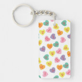 Snoep conversatie harten sleutelhanger (Voorkant)