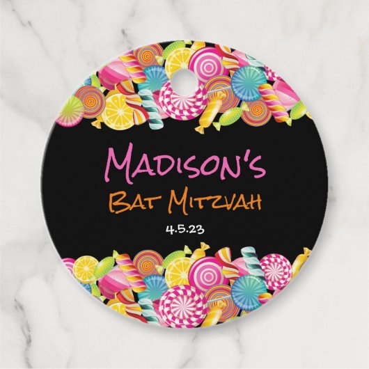 SNOEP COUTURE Bat Mitzvah: Home Favor Gift Label (Voorkant)