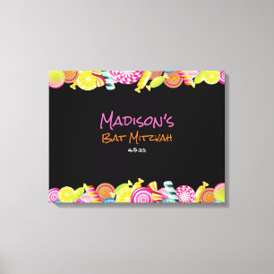 SNOEP COUTURE Bat MitzvahSign In Memory Board Canvas Afdruk
