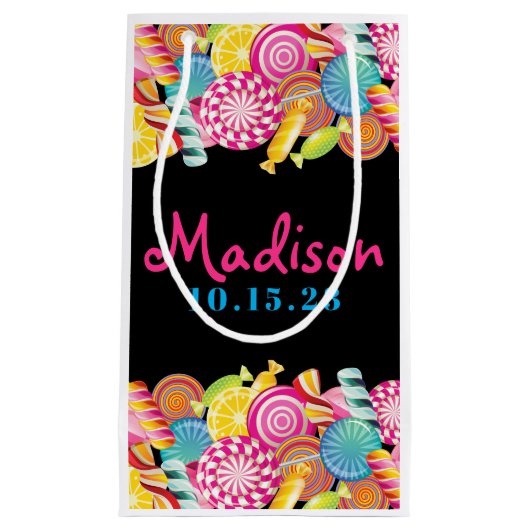 SNOEP COUTURE Party Birthday Bat Mitzvah Gift Bag Klein Cadeauzakje (Voorkant)