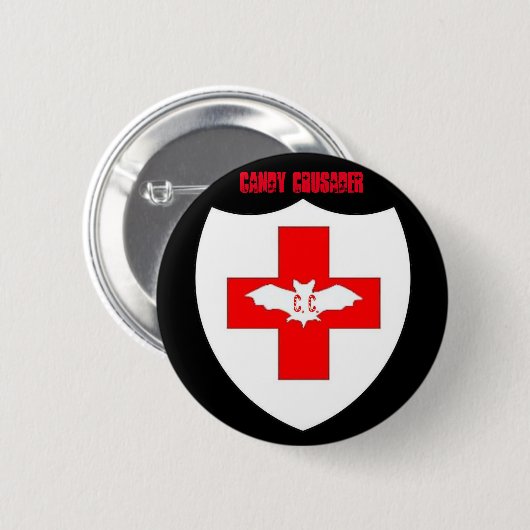 Snoep Crusader Badge Ronde Button 5,7 Cm (Voorkant /achterkant)