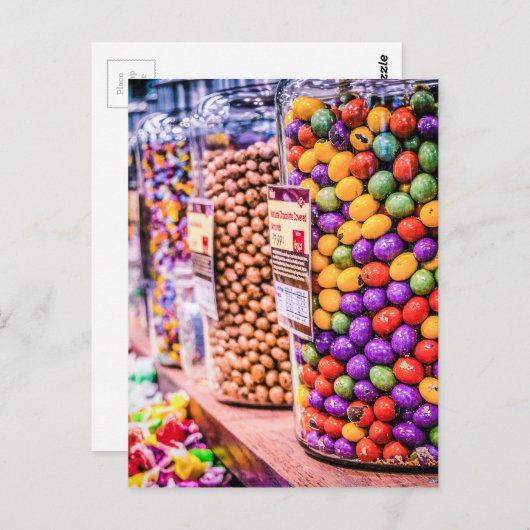 Snoep Crush Briefkaart (Voorkant / Achterkant)